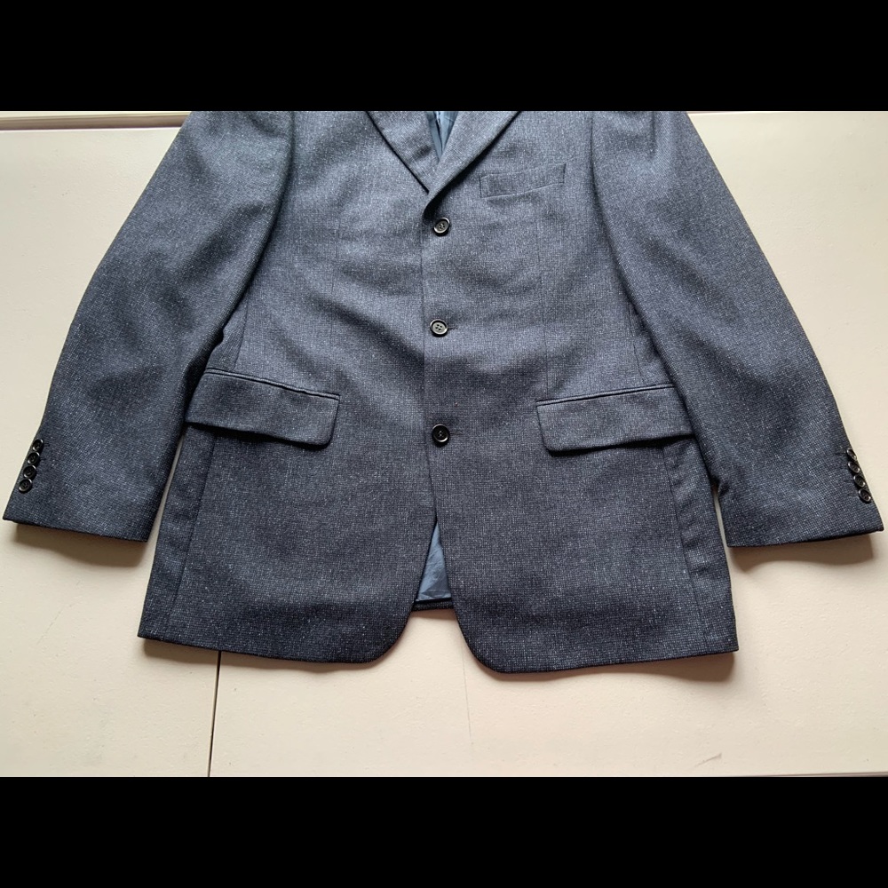 Hugo Boss Men's Cashmere Silk Blue Blazer SZ 50 - Picture 3 of 8